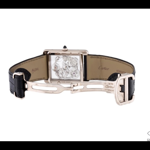 LOUIS CARTIER TANK SKELETON 18k white gold watch. - Picture 5 of 8